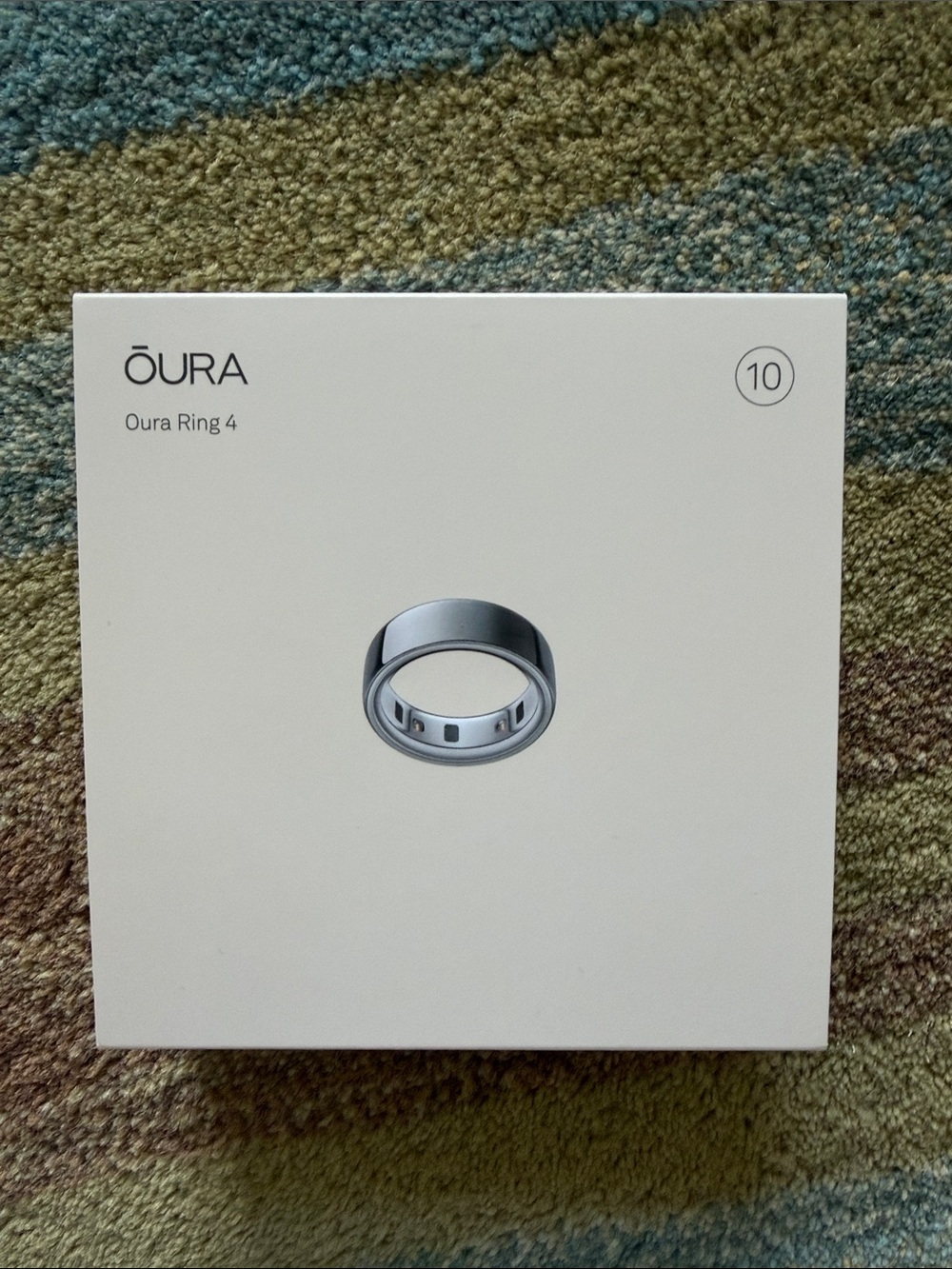 Oura Ring 4 Silver - Size 10 New in Sealed Boxed